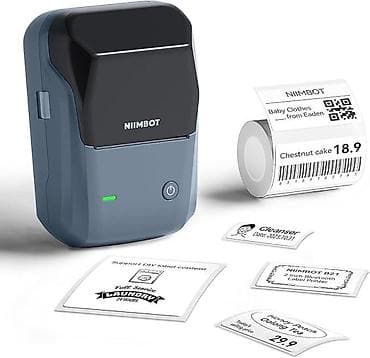 printer kraskalari: Niimbot B1 termoprinter. blutuz ilə telefona qoşulur və telefondan — 3