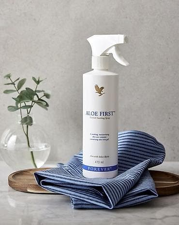 Forever Aloe First – təbii sakitləşdirici sprey Məhsul: Aloe First