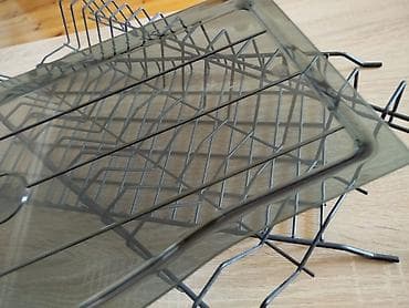 Mətbəx qab-qaşıq quruducusu seti - Material: metaldan hazırlanmış tel — 9