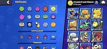 kredite traktor: Brawl Stars oyunu üçün hesab - Kupa yolu: 20,213 - Prestij: 2 - Hesab — 6