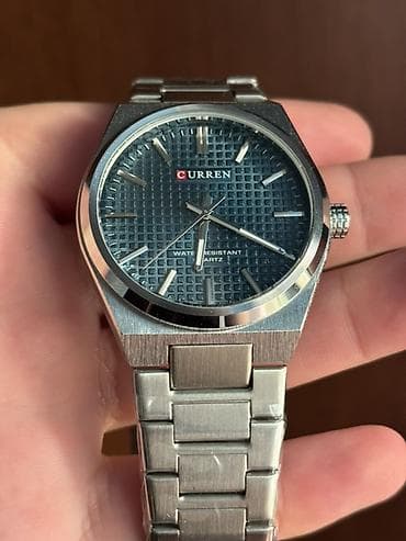 smart saat satilir: Yeni, Qol saatı, Curren, rəng - Gümüşü — 2