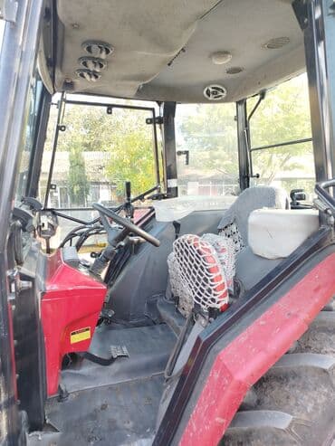 запчасти на прицепы: Kənd təsərrüfatı üçün təkərli traktor - Rəng: qırmızı - Kabinli — 4