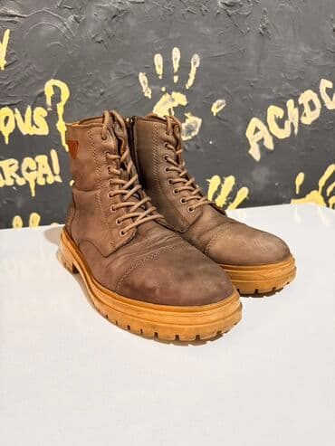 bot batinka: Kişi üçün dəri botlar (Greyder) - Özüm 170man almışam - Rəng: qəhvəyi — 1