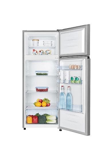 Plitələr və bişirmə panelləri: Yeni 1 qapılı Hisense Soyuducu Satılır, rəng - Boz — 3