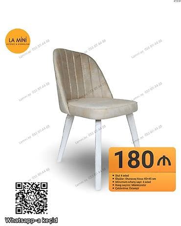 mətbəxt stol stul: Mətbəx üçün, Qatlanmayan, Stul — 1