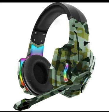Printerlər: Oyun qulaqlığı – R9600 RGB Light, kamuflyaj dizayn - Tam ölçülü oyun — 2