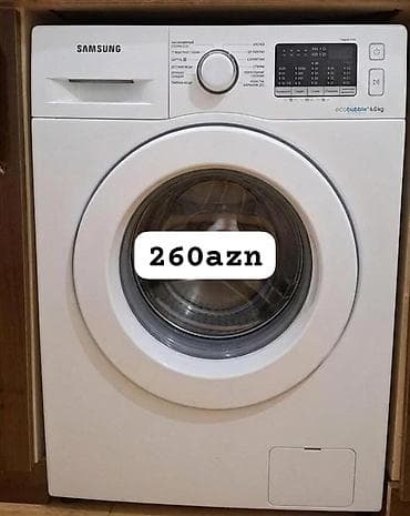 Samsung paltaryuyan maşın – EcoBubble, 6 kq - Ön yükləmə tipli, ağ
