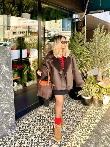 tuklere son: Dəri kurtka, One size — 2