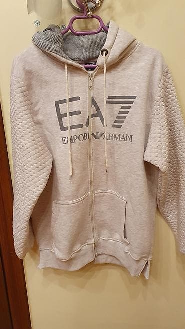 Kapüşonlu qadın hudi - Rəng: açıq bej - Ölçü: XL - Material hissiyatı