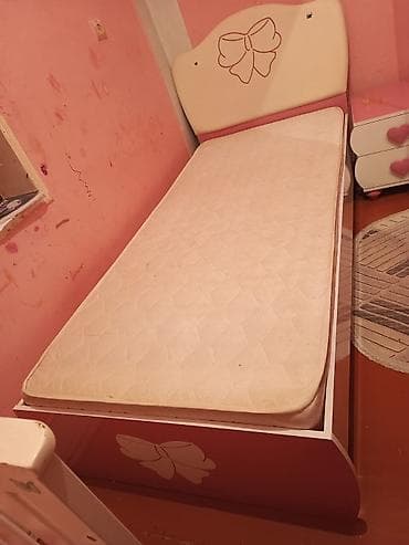 Oğlan və qız üçün, Çarpayı, Bazasız, Matras ilə, Siyirməsiz — 1