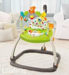 qidalandırmaq üçün uşaq stul yelləncək: Прыгунок fisher price. новый! вращается на 360 градусов. с игрушками — 2