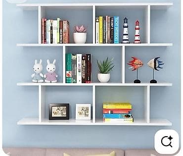 taxt bazali: Dekorativ rəf, Düz — 4