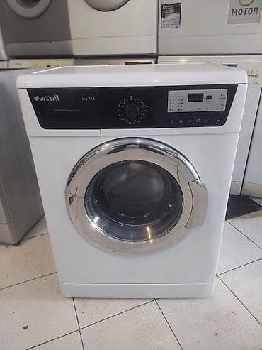 Arçelik paltaryuyan maşın - Yük tutumu: 6 kq - Enerji sinfi: A+A - Ön