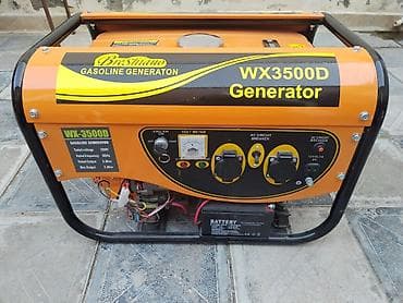 pavloniya satilir: BreShiano WX3500D benzin generatoru - Yanacaq növü: benzin (Gasoline — 5