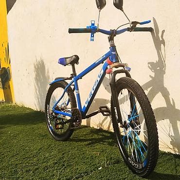 vega kask: Vegas markalı velosiped satılır. 26 ölçüdür, göy rəngdədir. Velosiped — 3