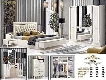 İkinəfərlik çarpayı, Dolab, Termo, Tumba, Yeni