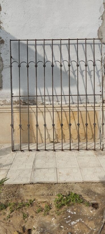 pəncərələr: Məhsul: Dəmir pəncərə barmaqlığı (şəbəkə) - Material: qalın — 2