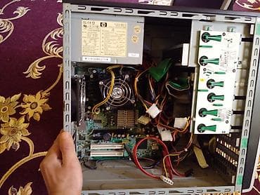 ipad planşet: HP masaüstü kompüter dəsti Komplekt: - HP sistem bloku (ATX korpus — 2