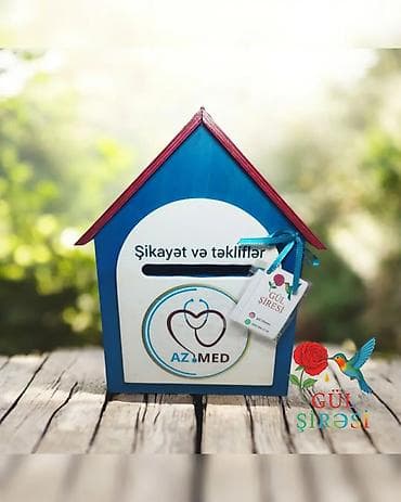 🌿 Taxtadan hazırlanmış əl işi poçt qutusu 🌿 Həm dekorativ, həm də