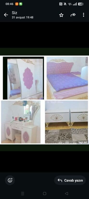 угловой шифоньер в спальню: Təknəfərlik çarpayı — 1