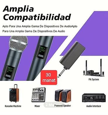 usb mikrofonlar: Yeni Simsiz (Bluetooth), Radio Mikrofon Ünvandan götürmə — 8