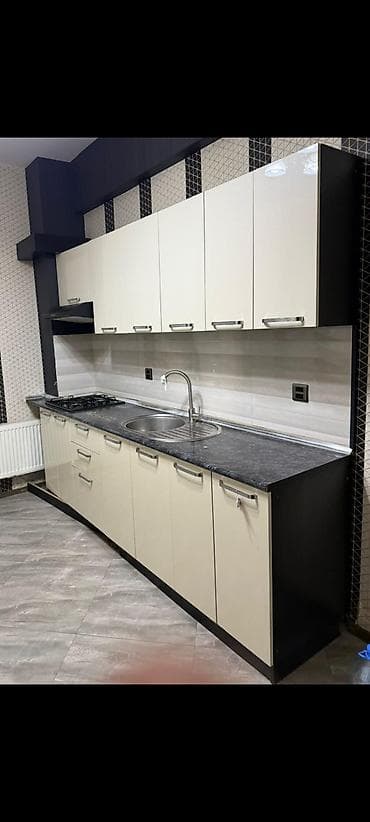 kuxna mebel: *Mətbəx mebeli 400₼* Qaz aspirator moyka daxildi ölçü 2.60 təcili — 1