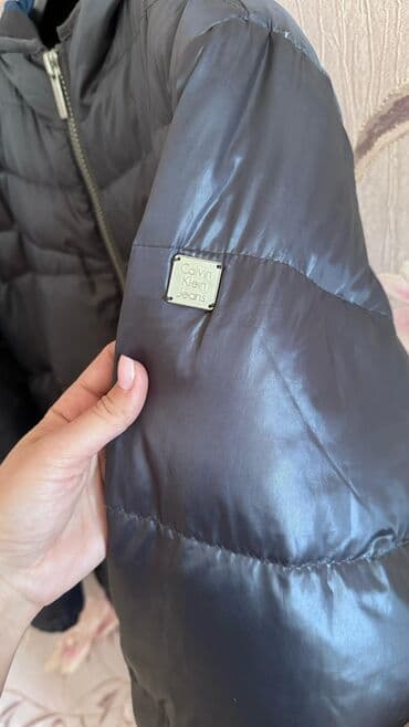 джинсовая куртка: Calvin Klein куртка,размер XXL,пух — 3