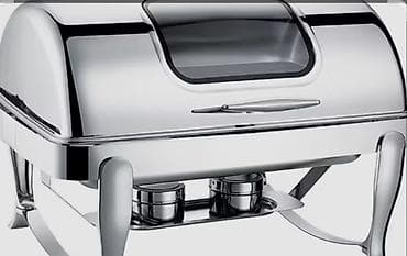 Paslanmayan poladdan bufet üçün çöşnik (chafer) qidaların isti — 3