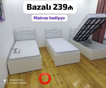 кресло кровать купить в баку: Yeni, Təknəfərlik çarpayı, Bazalı, Matras ilə — 1