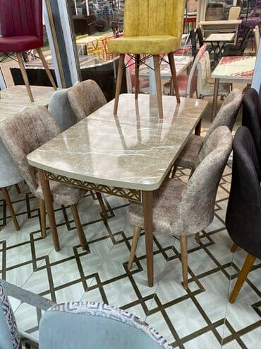 kuxna stol: 🇹🇷Türk istehsalı Möhtəşəm ✨✨ Kuxna üçün stol stul dəsti 4 stul 1 — 15