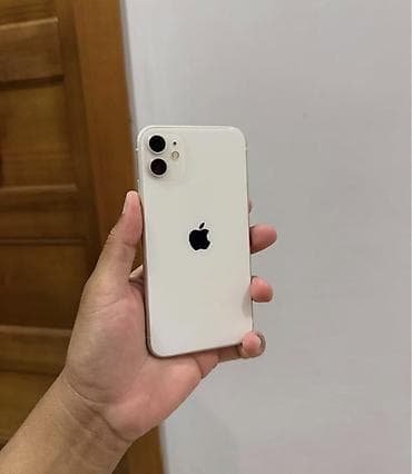 IPhone 11, 128 GB, Ağ, Zəmanət, Simsiz şarj, Face ID lalafo.az -da IPhone 11, 128 GB, Ağ, Zəmanət, Simsiz şarj, Face ID