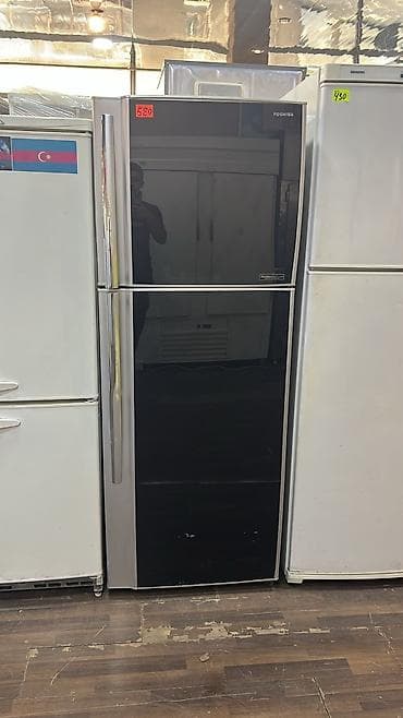 metbex soba: Toshiba iki qapılı soyuducu - Üstdə dondurucu, altda əsas soyutma — 1