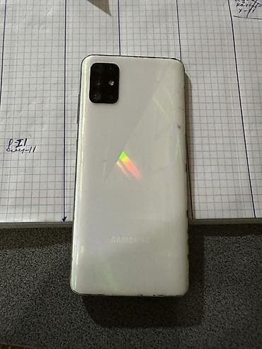 iphone 13 ucuz: Samsung Galaxy A51, rəng - Ağ, Barmaq izi — 3