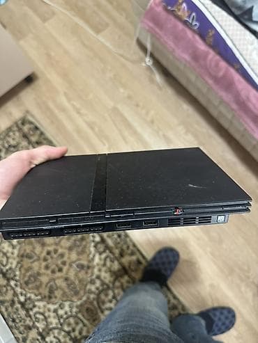 tv kransteyn: Sony PlayStation 2 Slim (PS2 Slim) oyun konsolu endirim olacag — 3