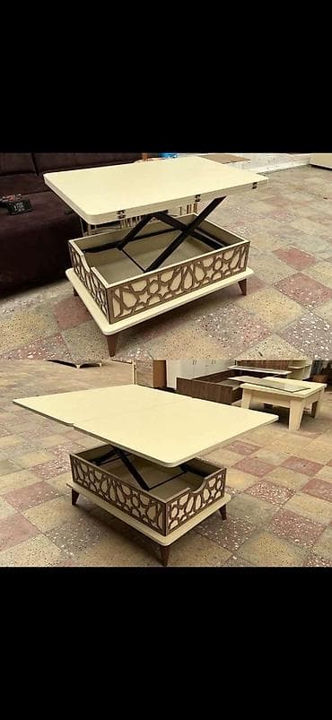 Jurnal masası, Yeni, Açılan, Dördbucaq masa