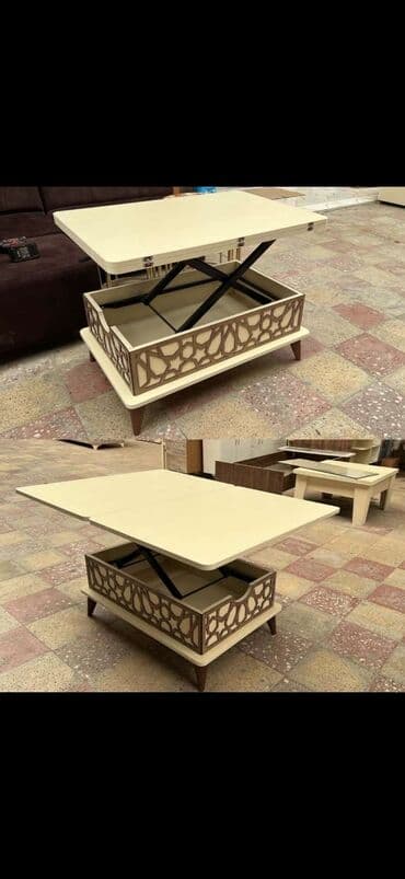 açılan stollar: Jurnal masası, Yeni, Açılan, Dördbucaq masa — 1