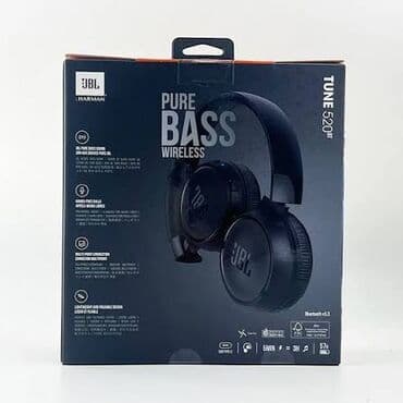 Mikrofonlar: Yeni Simsiz (Bluetooth) Qulaqcıqlar, JBL, rəng - Qara — 6