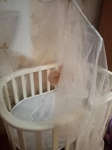 Uşaq mebeli: Oğlan və qız üçün, Yeni, Yumru, Beşik, Dəst ilə, Yellənmə mexanizmsiz — 2