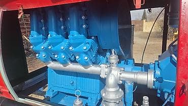 hava kompressorlar: Səyyar dizel hava kompressoru – təkərli qoşqu şassisi üzərində — 3