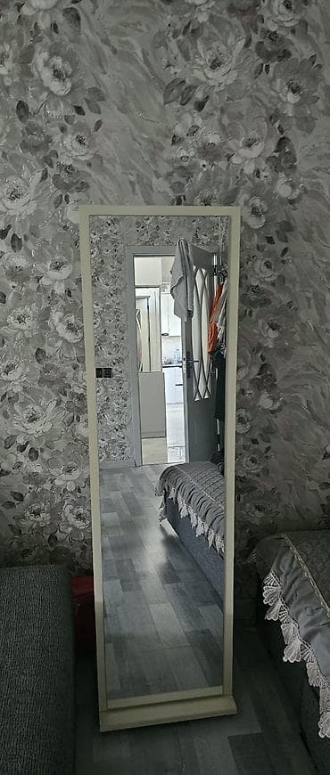 Güzgü Döşəmə üstü, Düzbucaqlı, Dekorativ, Çərçivə ilə