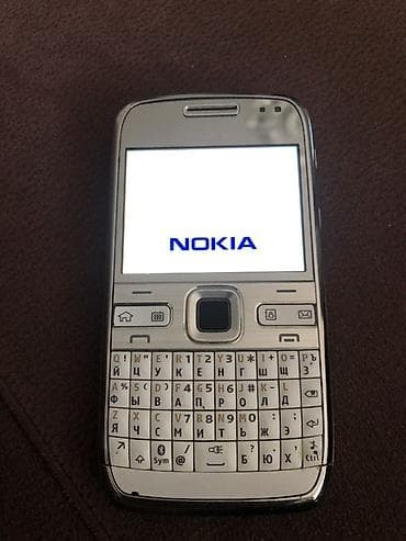 nokia telefon: Nokia E72, rəng - Gümüşü, Düyməli — 1