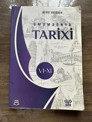 az tarix kitabı: Məhsul: “Ümumdünya Tarixi (VI–XI)” – müəllif Mehdi Həsənov - — 1
