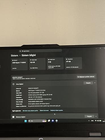 ryzen 5 9600x: İşlənmiş Lenovo LOQ, 15.6 ", AMD Ryzen 7, 512 GB — 2