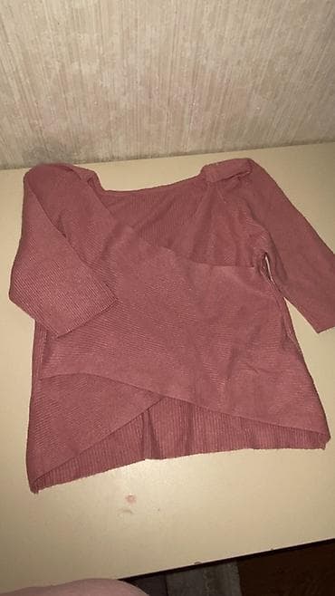 Qadın bluz – qızılı-çəhrayı rəngdə, nazik zolaqlı (ribana) teksturaya lalafo.az -da Qadın bluz – qızılı-çəhrayı rəngdə, nazik zolaqlı (ribana) teksturaya