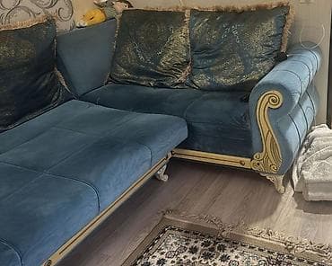 stol ikinci el: Künc divan, İşlənmiş — 2