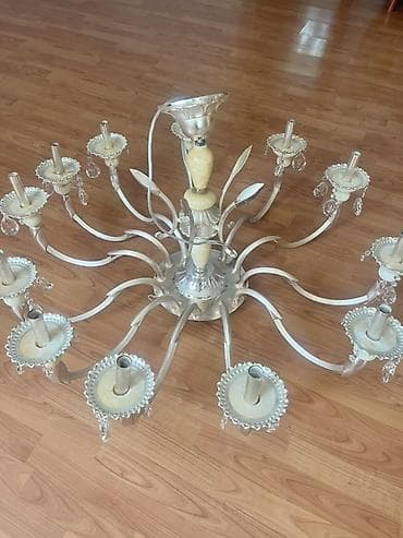 samdanlar: Çılçıraq, 10 və daha çox lampa, Metal — 1