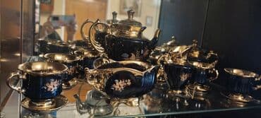 сахарница: Çay dəsti, rəng - Göy — 6