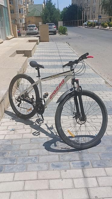 ZIGZAG dağ/şosse tipli velosiped - Çərçivə: yüngül ərintili, ağ