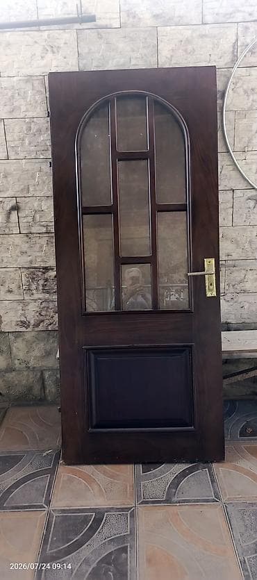 qapi ucun setkalar: Taxta giriş/interyer qapıları – komplekt - Material: kütləvi ağac — 3