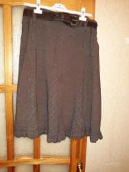 qəhvəyi qadın ətəkləri: Yubka ela veziyyetde — 1